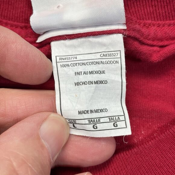 San Francisco 49ers Shirt Mens Large Red Frank Gore NFL Football Team Apparel Lg - Picture 4 of 16